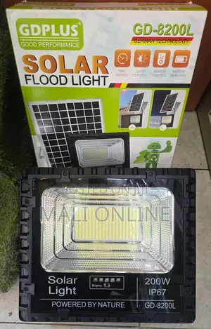 200w Solar Led Flood Light Outdoor Security Lamp Auto Dusk to Dawn