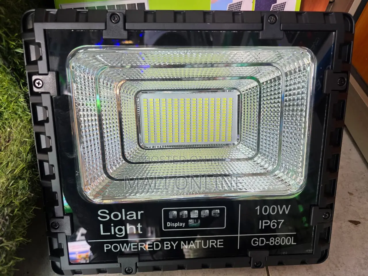 100w Solar Led Flood Light Outdoor Security Lamp Dusk to Dawn
