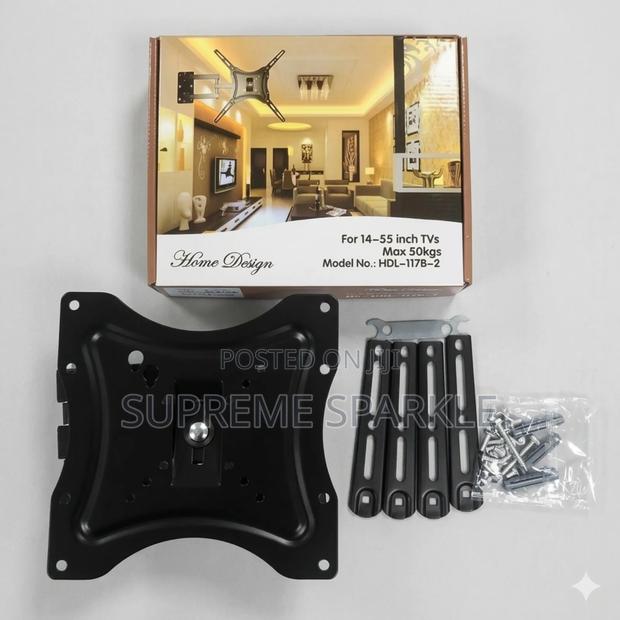 H. Design Hdl-117b-2, Tv Wall Bracket Led, Lcd Flat-panel 14" To 55"