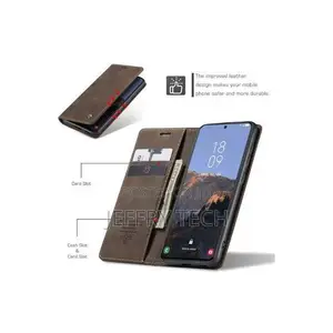 Caseme Oppo Reno 14 Retro Flip Wallet Suede Leather Cover Case, All-R