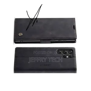 Protection Leather Flip Cover Case for Samsung Galaxy S23 Ultra