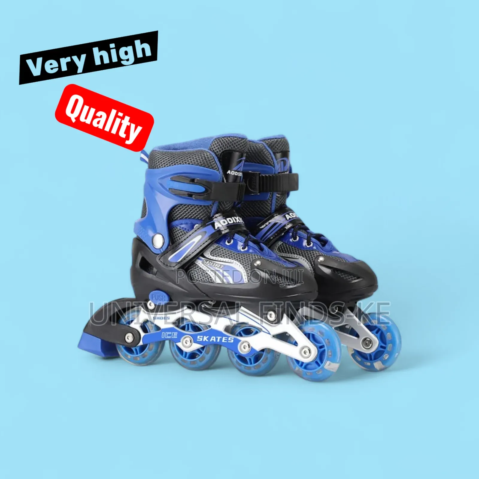 Blue Inline Skating Shoes High Quality Advanced Level