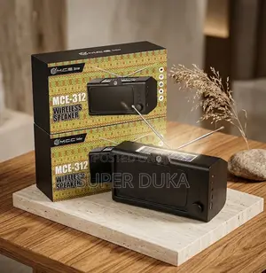 McE-312 Solar Wireless Bluetooth Speaker Fm Radio, Usb/Sd Card Support