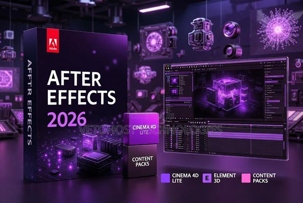 Adobe After Effects 2026 – Motion Graphics VFX - main view