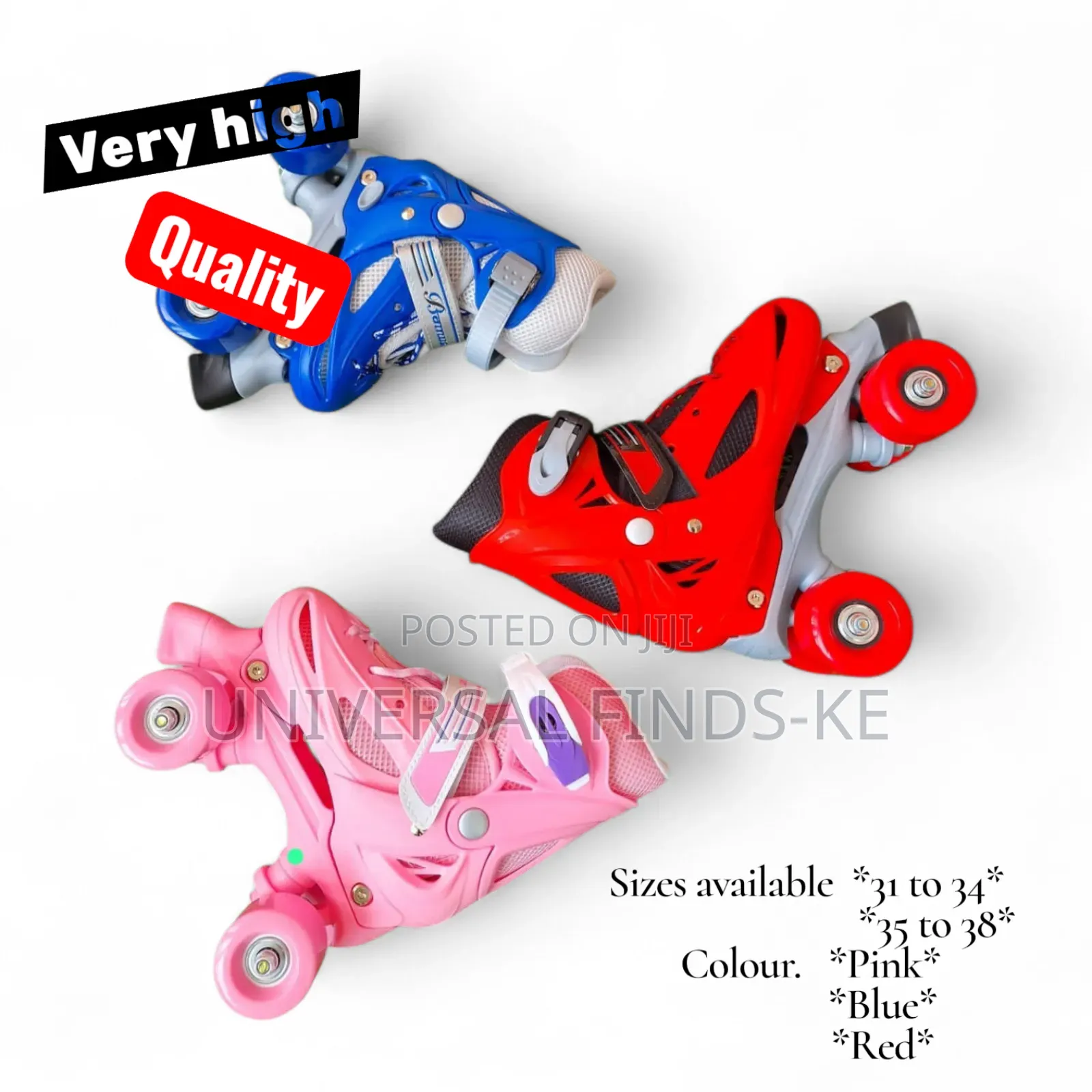 Trainer Quad Skating Shoes 31 - 42