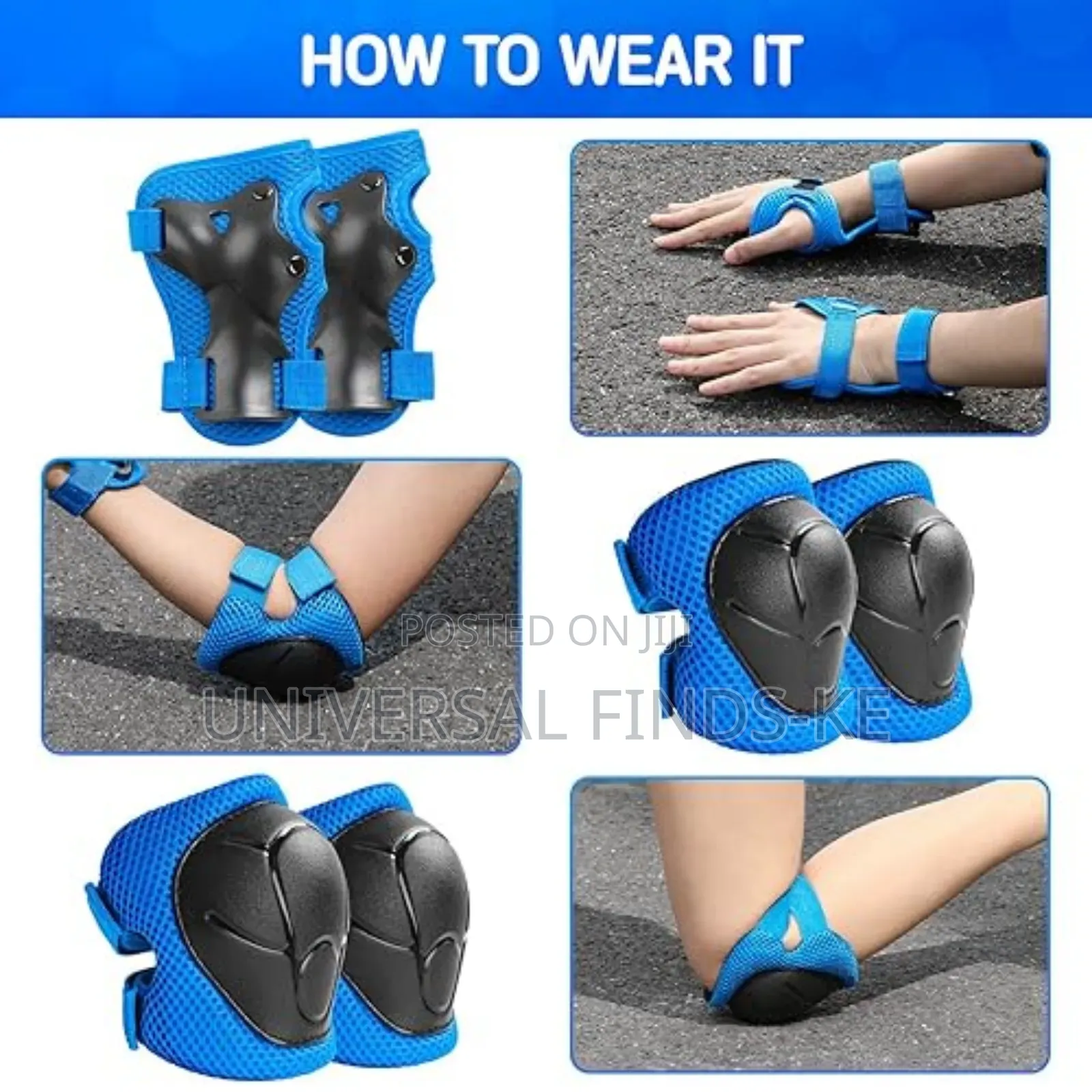 Blue Skates Guard 6pcs in a Set