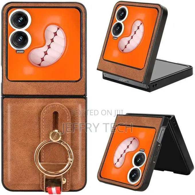 Tecno Phantom v Flip2 5g Phone Case, Pu Leather Comfortable Feel Non-