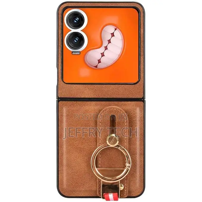 Tecno Phantom v Flip2 5g Phone Case, Pu Leather Comfortable Feel Non-