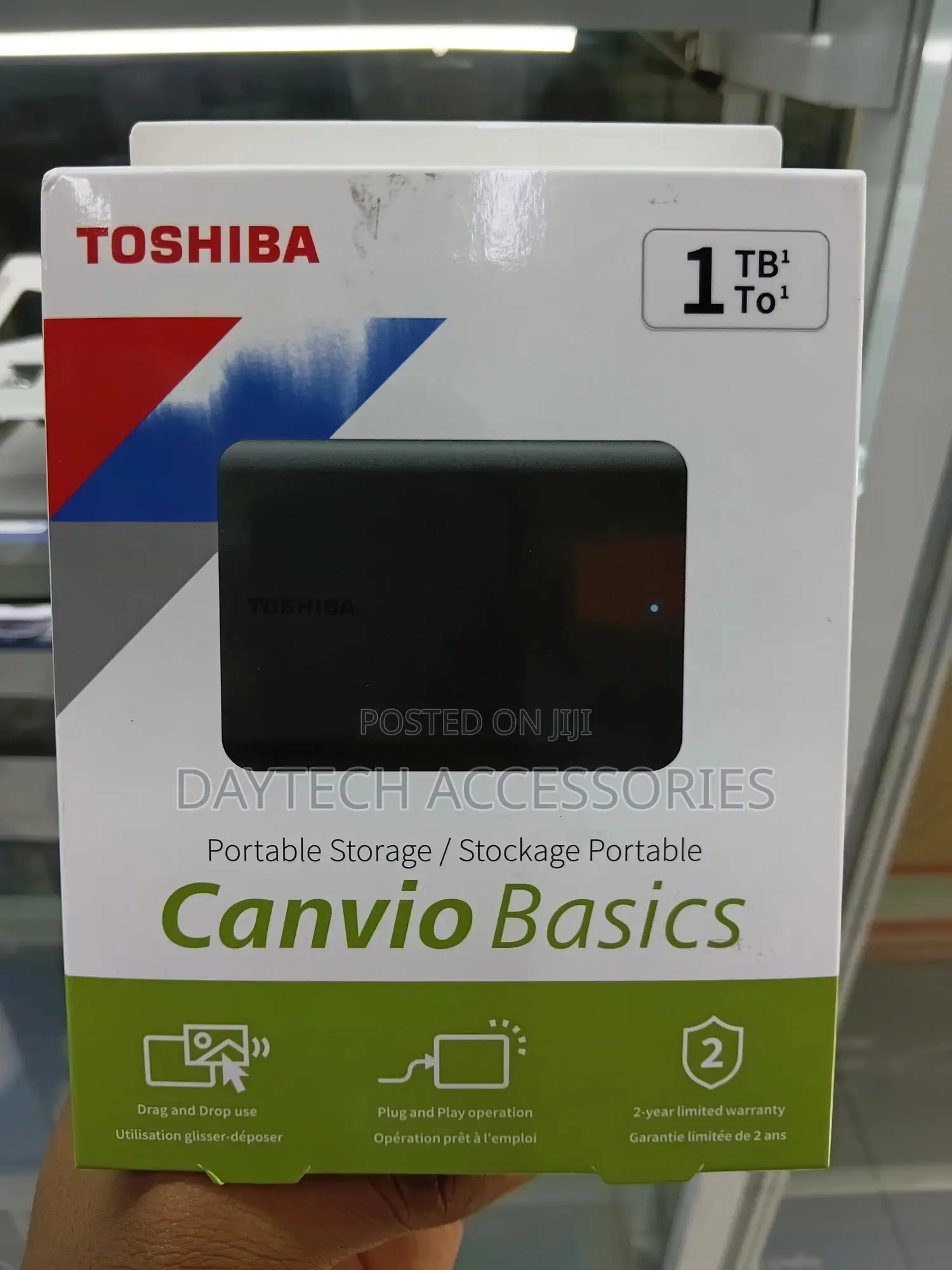Toshiba Canvio Basics 1tb (1000gb) Usb 3.0 External Hard Drive - Black