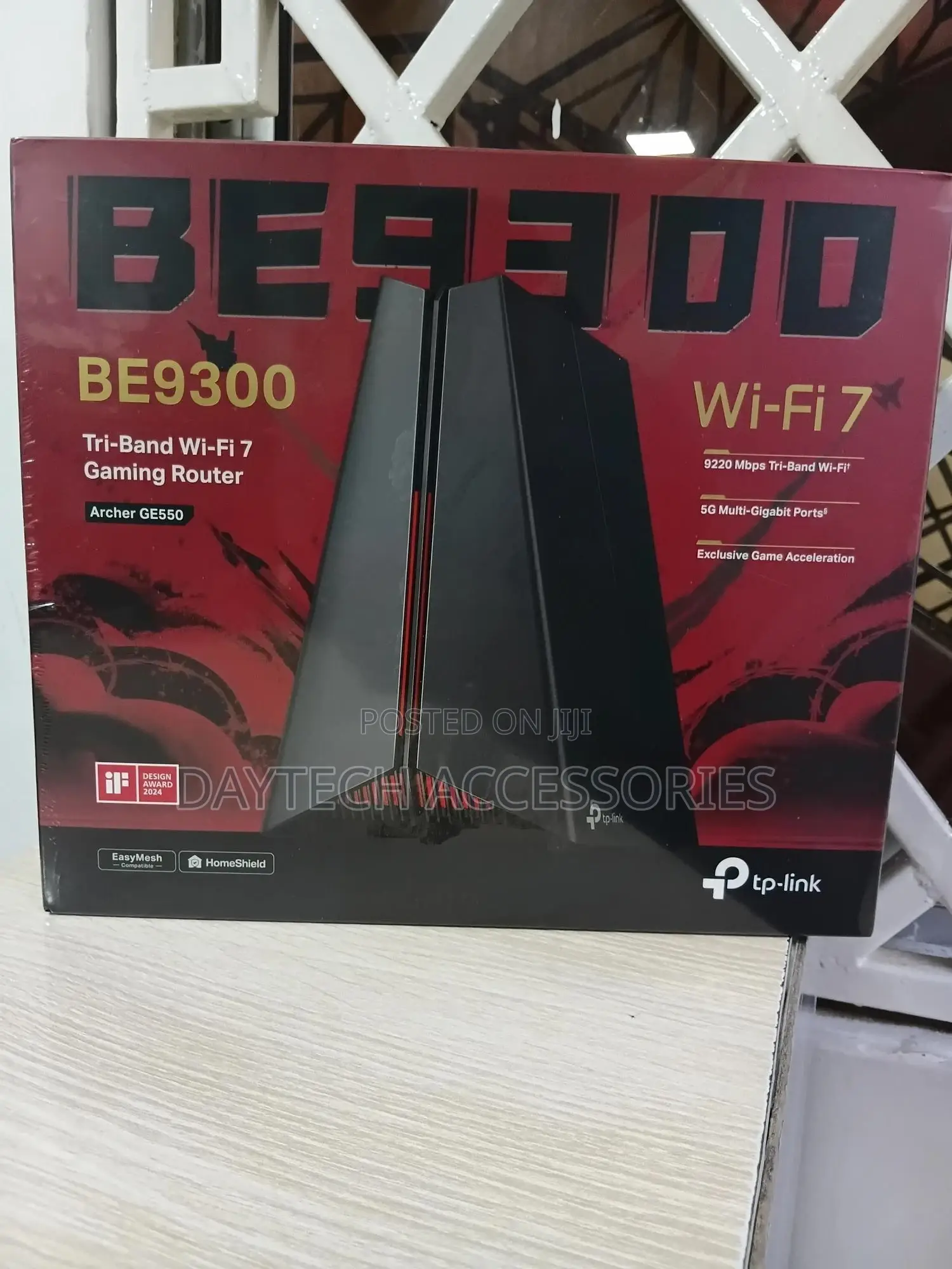 Tp-Link Archer Ge550 Be9300 Tri-Band Gaming Wifi 7 Router