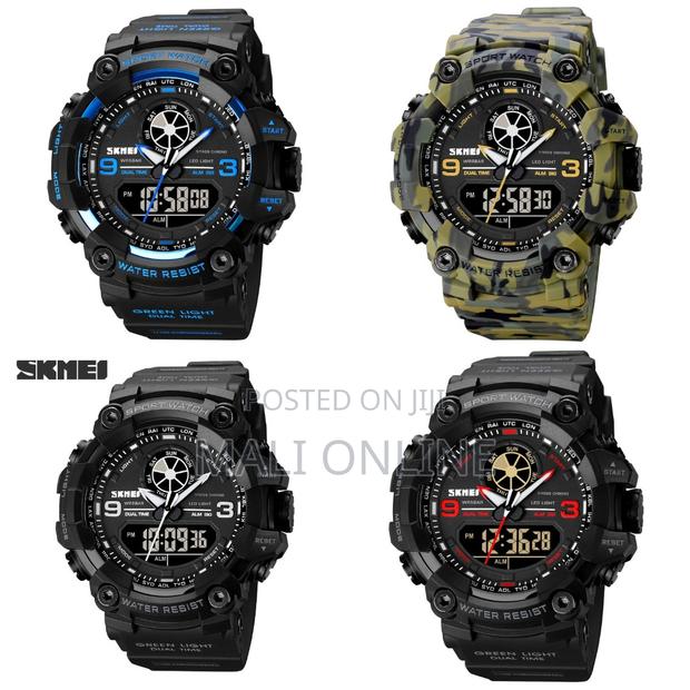 Skmei 1818 Sports Watch Dual Time Digital Watch With Led Backlight