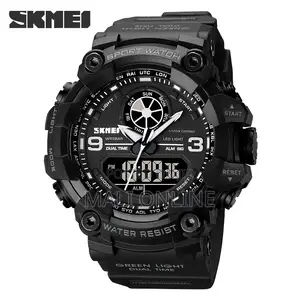 Skmei 1818 Sports Watch Dual Time Digital Watch With Led Backlight