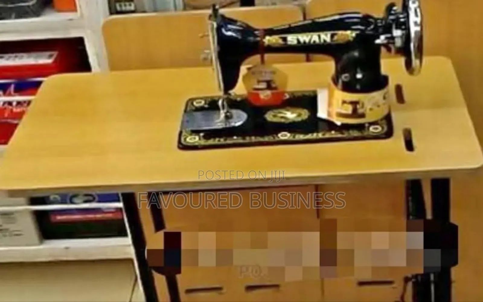 Complete Swan Sewing Machine +Local Table