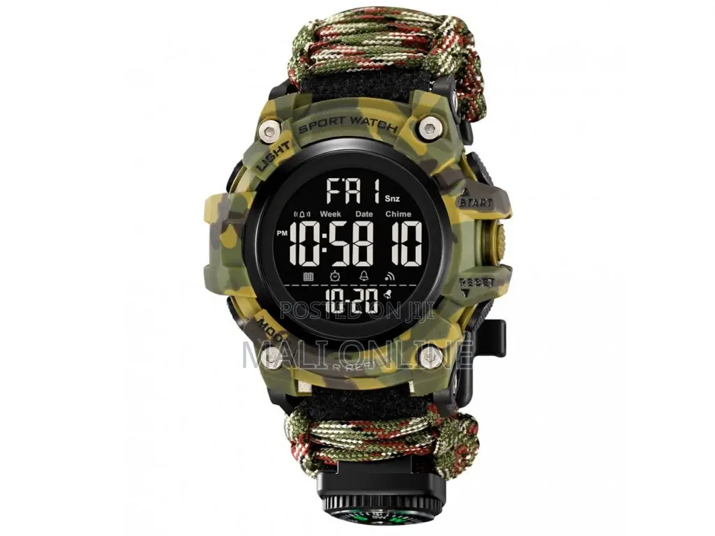 Skmei 1384 Sports Watch Waterproof Digital Men’S Watch Led Backlight