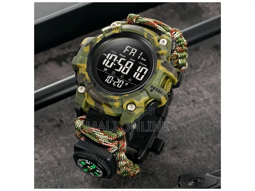 Skmei 1384 Sports Watch Waterproof Digital Men’S Watch Led Backlight