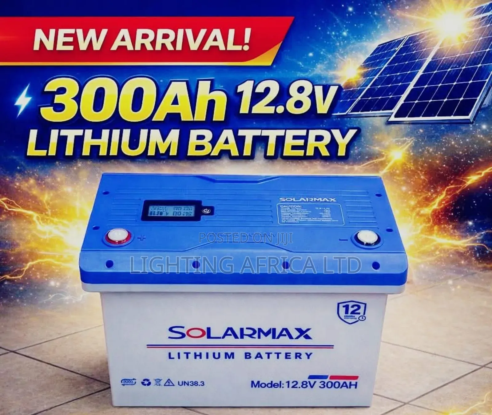 300ah/12.8v Solarmax Lithium Ion Battery Solar Battery