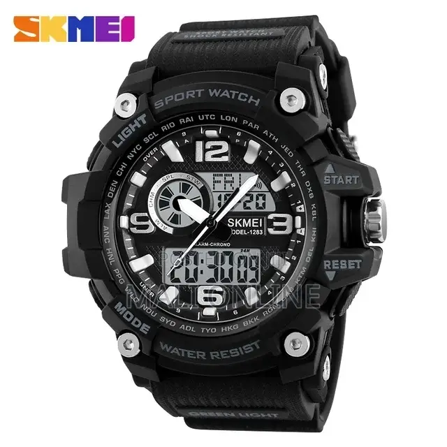 Skmei 1283 Sports Watch Dual Time Digital Watch Led Backlight