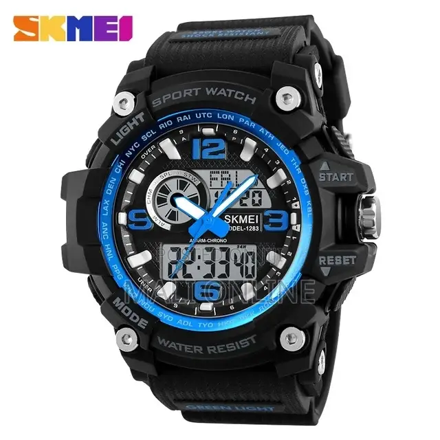 Skmei 1283 Sports Watch Dual Time Digital Watch Led Backlight