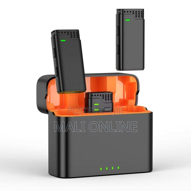Dual Wireless Microphone Noise Cancellation iPhone Android Camera - thumbnail 2