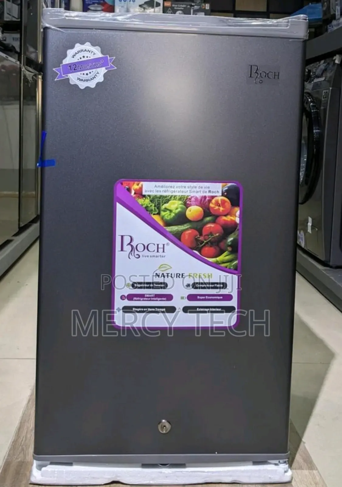 Roch RFR-120-S-M Single Door Fridge 90 Litres