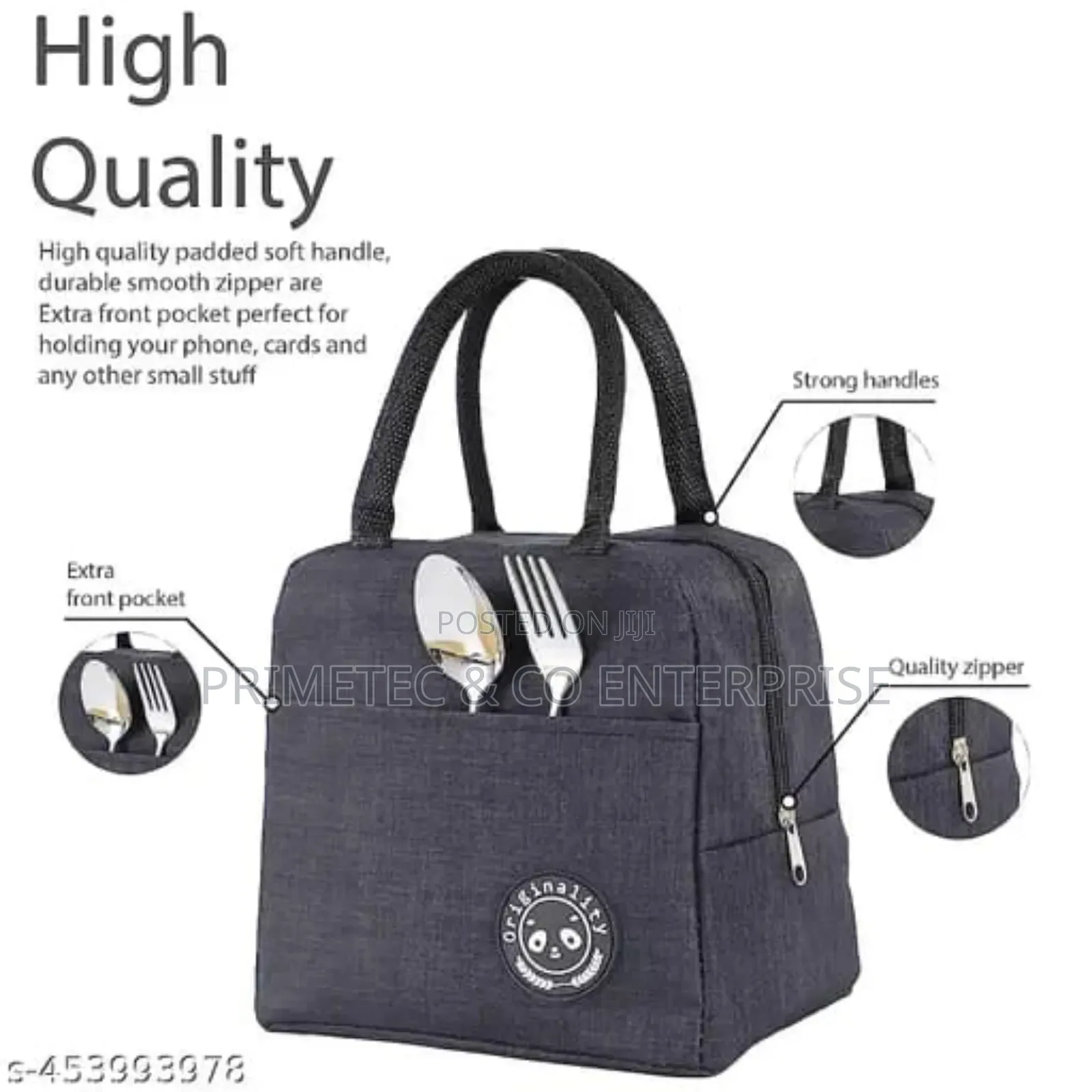 Brivilas Insulated Food Bag Size 23x13x20cm