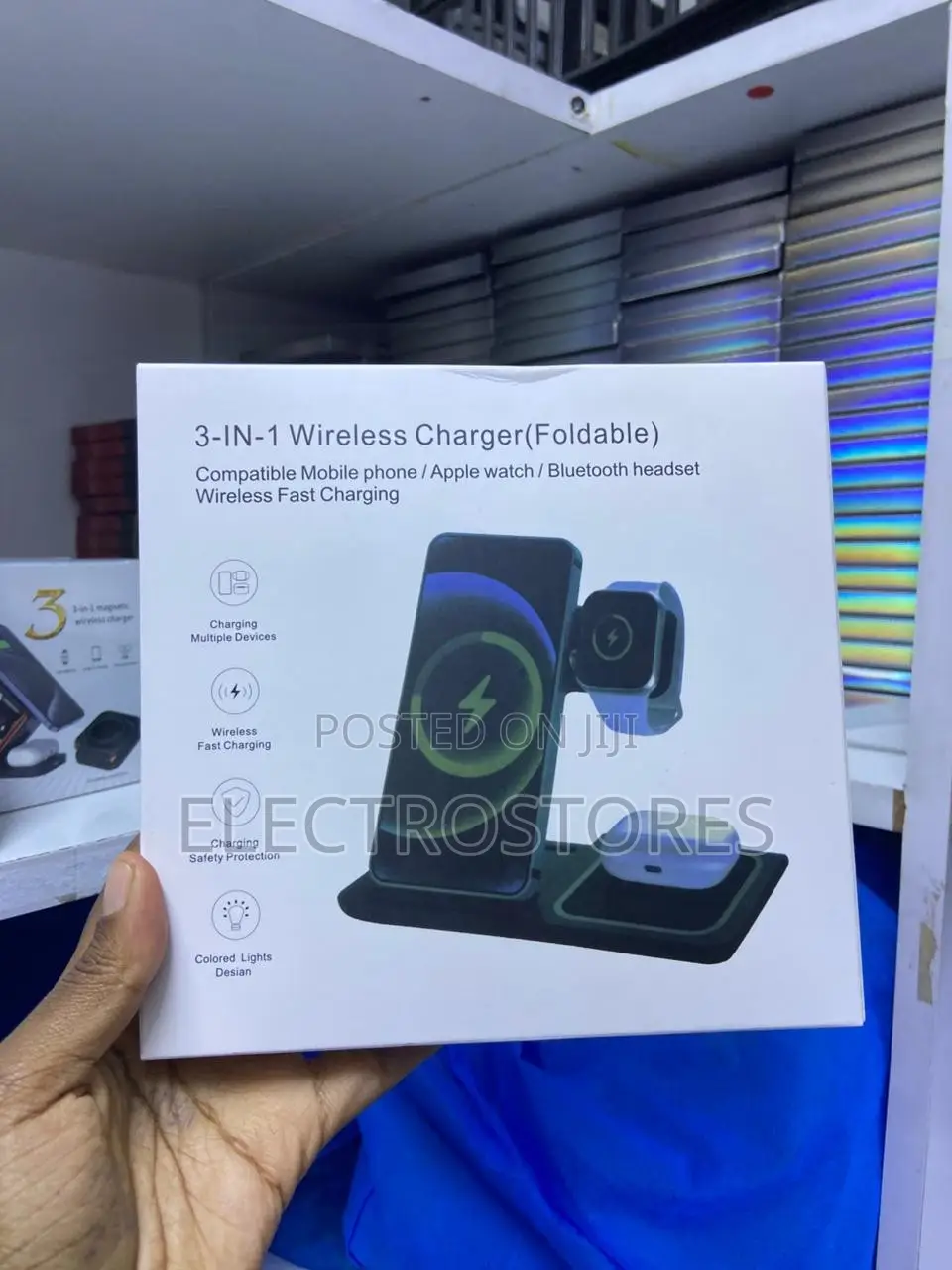 3 In 1 Wireless Magnetic Charger 15w Type-c Port