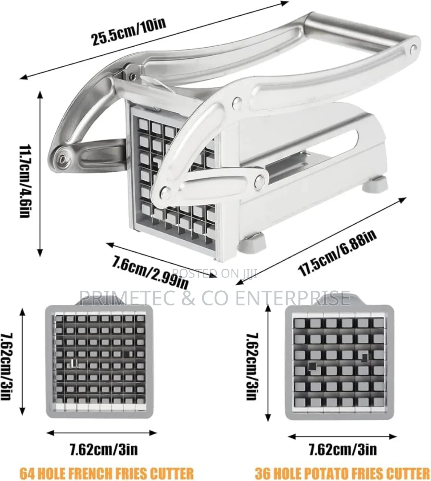 Heavy Gauge Potato Chipper Chips Cutter (2 Sizes)