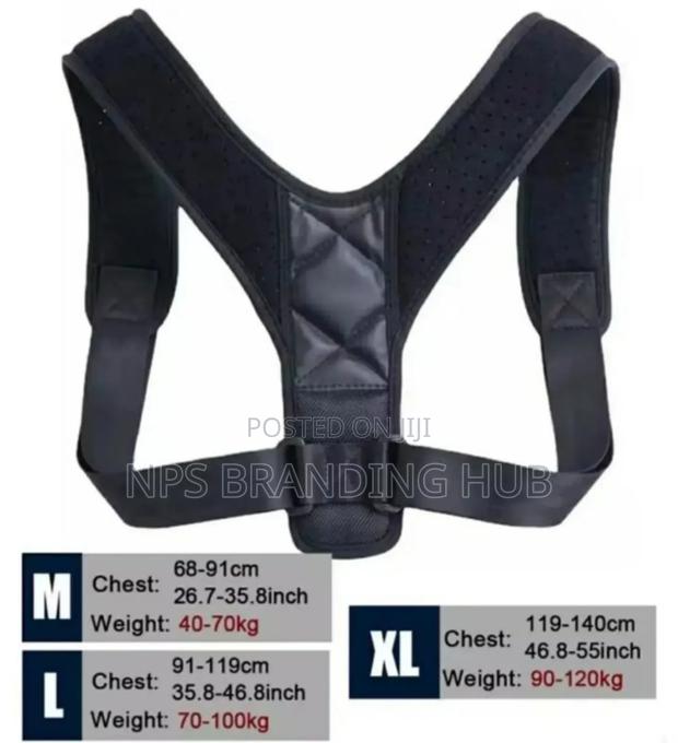 Adjustable Back Shoulder Posture Corrector Belt Ao - thumbnail 3