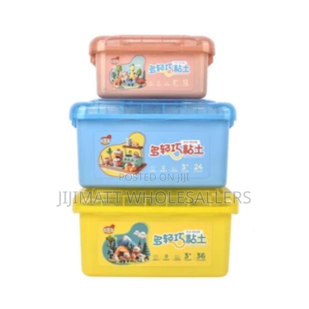 Modelling Clay 12pcs Per Tin Different Colours