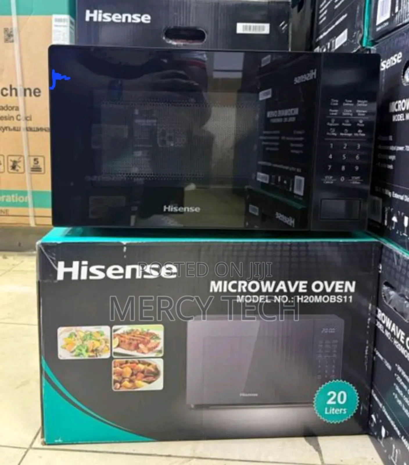 Hisense 20 Litres Black Microwave