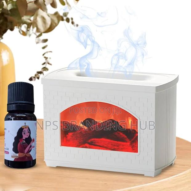 3d Fireplace Aromatherapy Diffuser Humidifier Capacity 270ml S.A