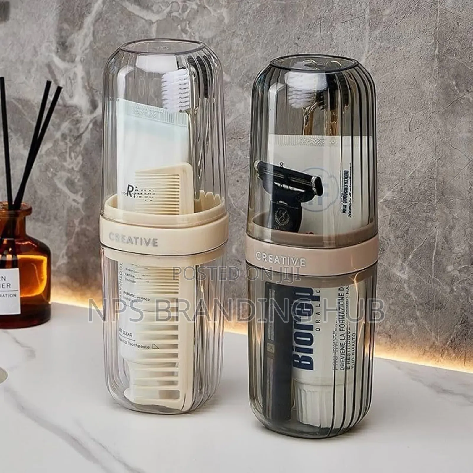 Portable Tooth Brush/Paste Holder Cn