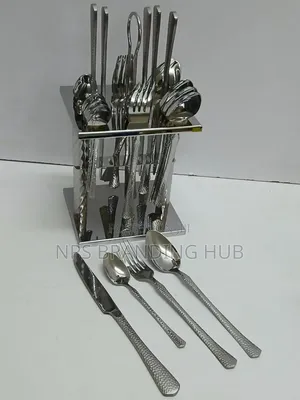 25 PCS Dining Glister Astrid Cutlery Set With Stand. Ao