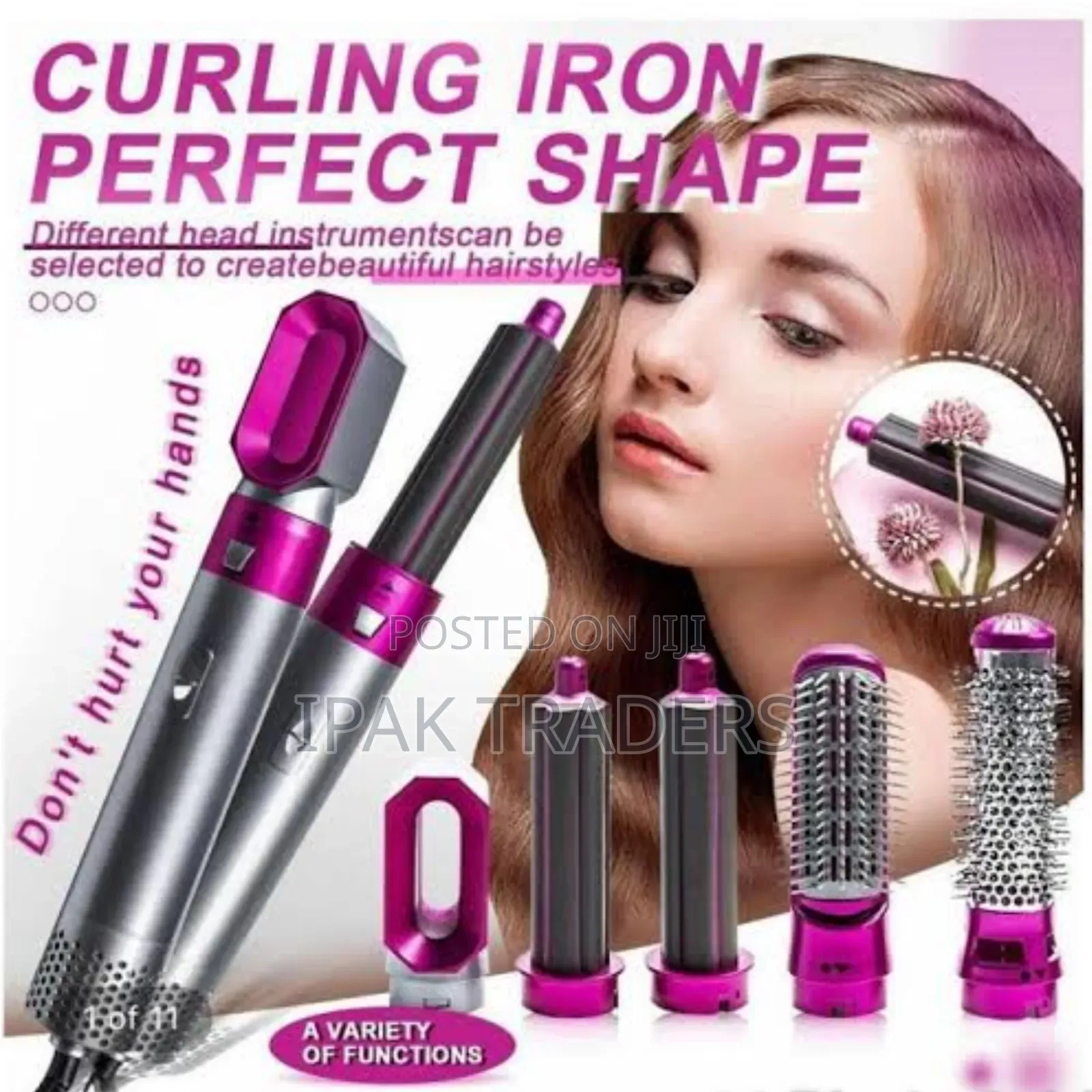 New Five-in-One Automatic Curling Iron, Hair Styling Comb