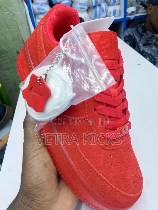 Air Force 1 Custom Red – Bold Streetwear Sneakers Kenya