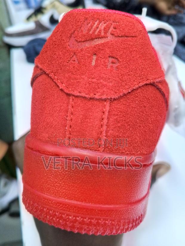 Air Force 1 Custom Red – Bold Streetwear Sneakers Kenya - thumbnail 4