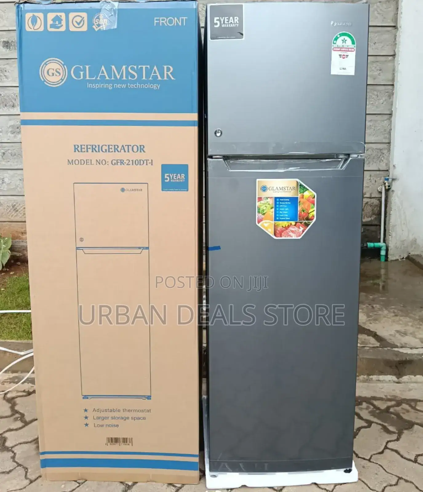 Glamstar GFR-210-Dt-I 2 Door Refrigerator (168 L)