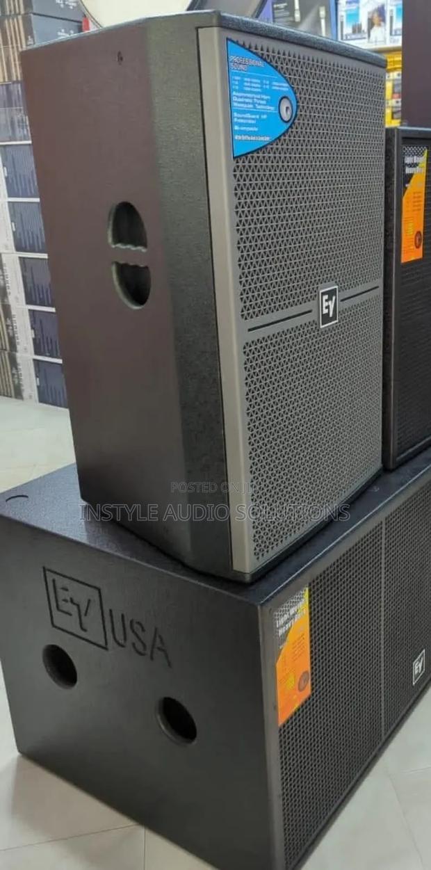 Ev 15" Mid Bass Quality Speaker Inbuilt Crossover Metallic Handles