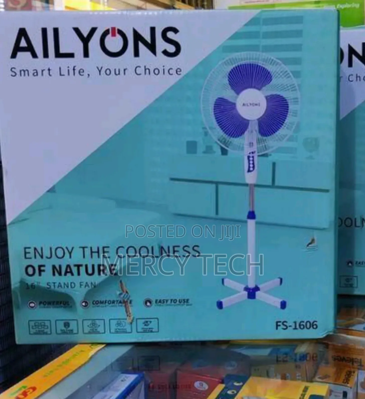 Ailyons 16inches Standing Fan