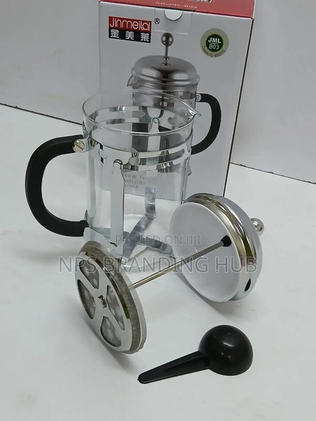 Glass French Press Coffee Maker 850ml Ao - thumbnail 3