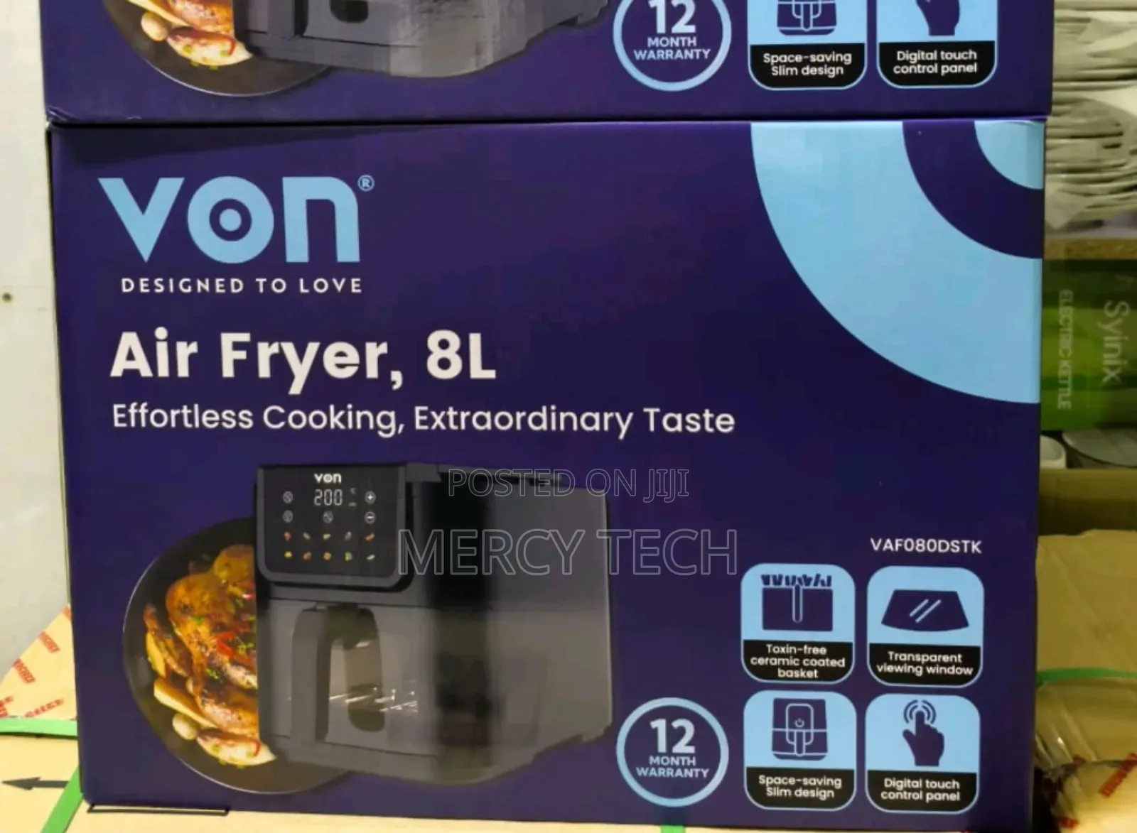 Von 8litres Airfryer