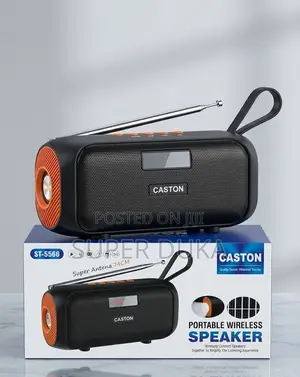 Caston St-5566 Wireless Bluetooth Speaker.Fm Radio,Usb,Super Antenna