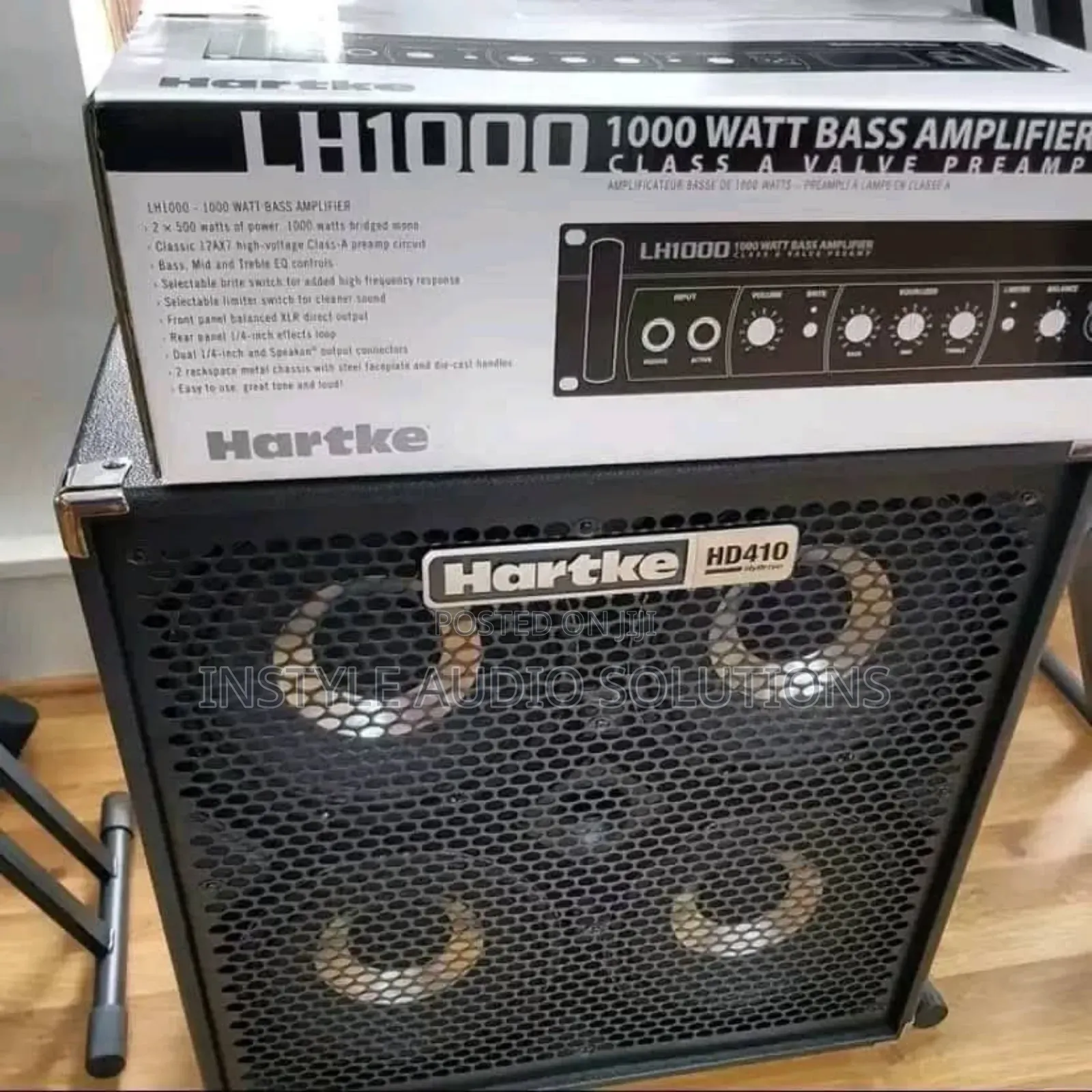 Hartke Hd410 Combo Complete With Lh1000 Amplifier 1000w
