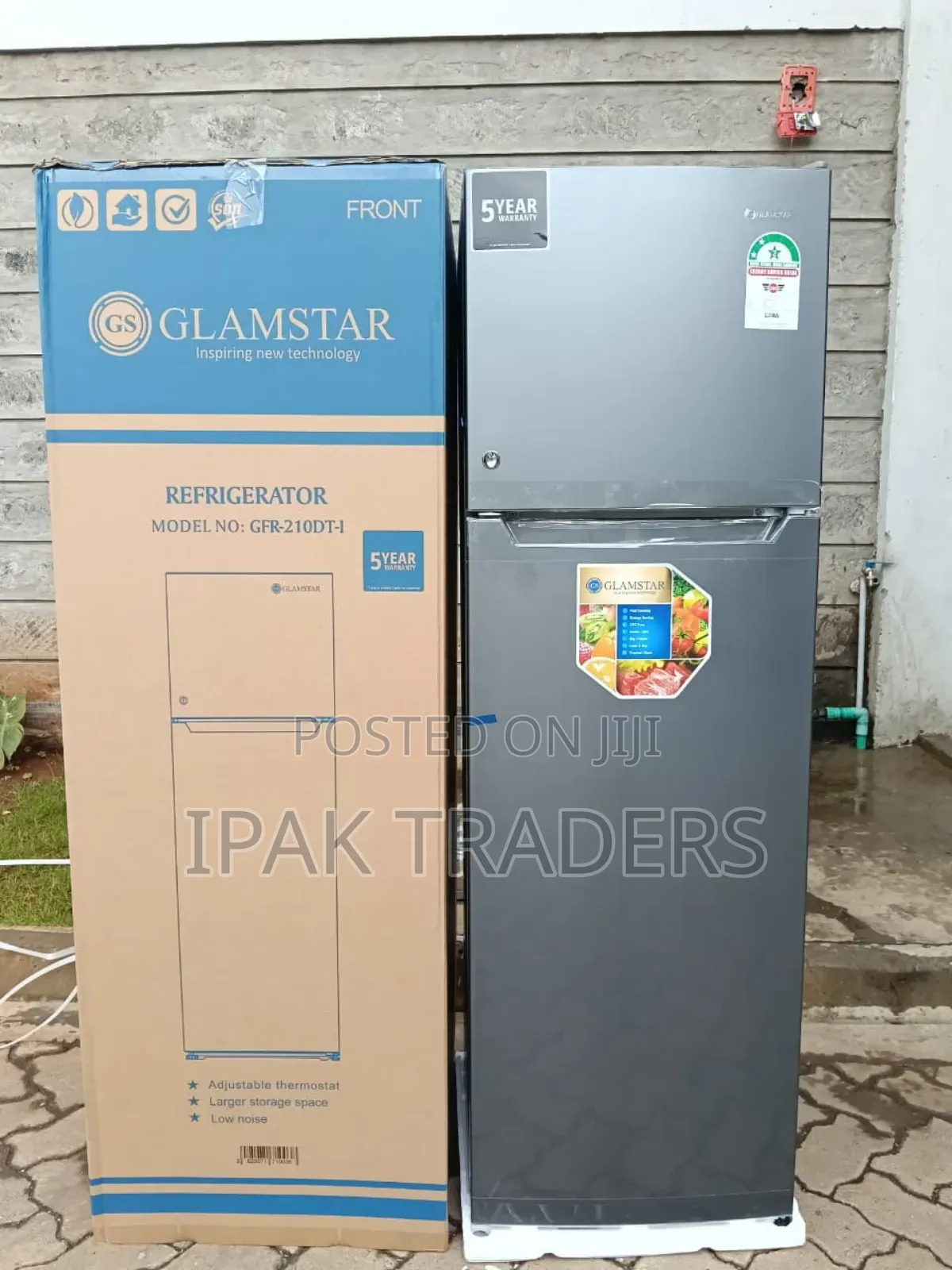 Glamstar GFR-210-Dt-I 2 Door (168 Litres ) -