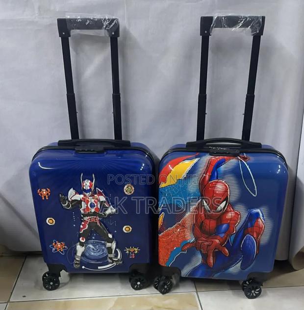 Kids’ Hard-Shell Suitcase Lightweight With Wheels and Pull Handle - thumbnail 2