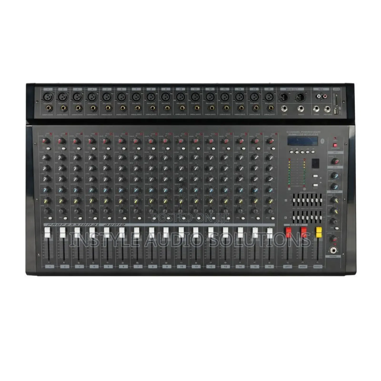 16 Channels Max Powered Mixer Usb and Bluetooth Enabled