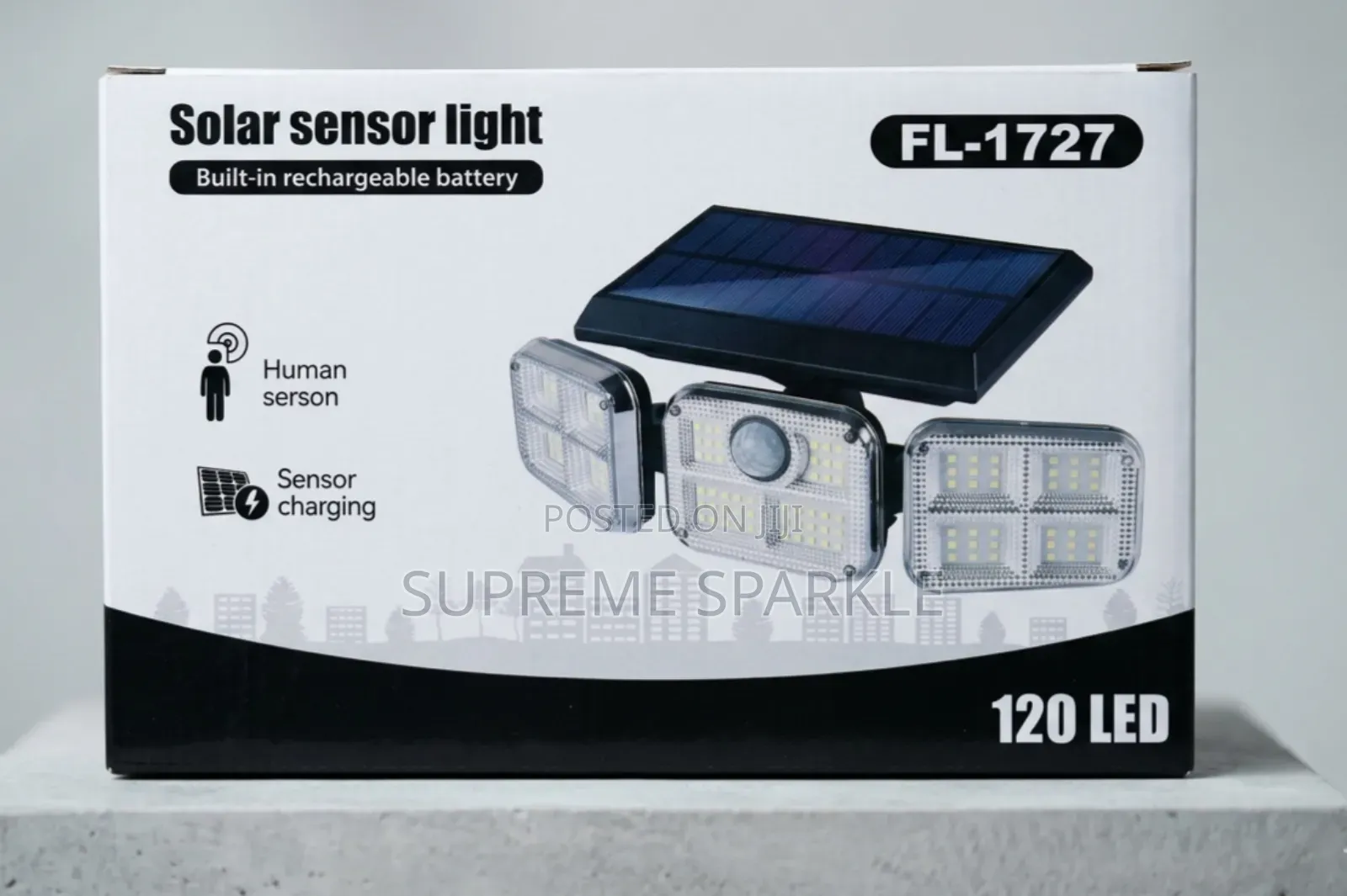 Solar Sensor Light (Model Fl-1727) With Motion Sensor