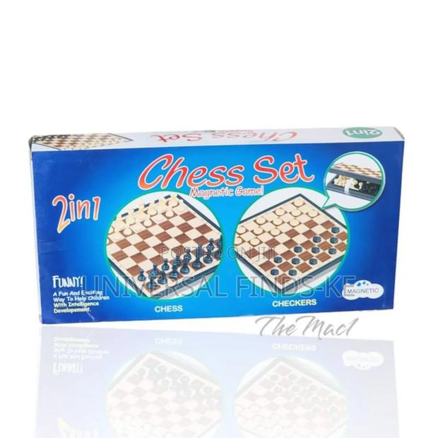 2 in 1 Chess and Checkers / Draughts - main view