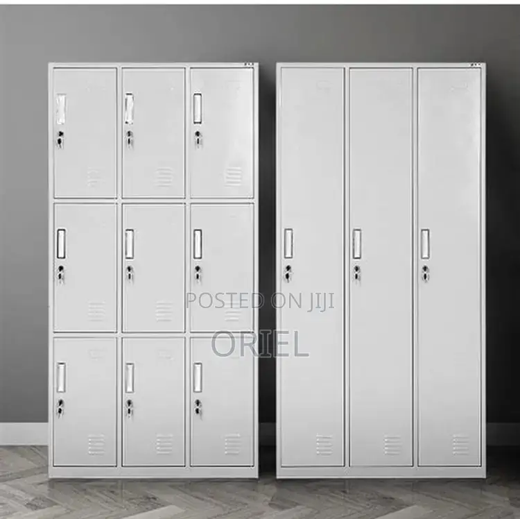 Office Cabinets:- Modern 9-Locker Staff Storage Cabinet