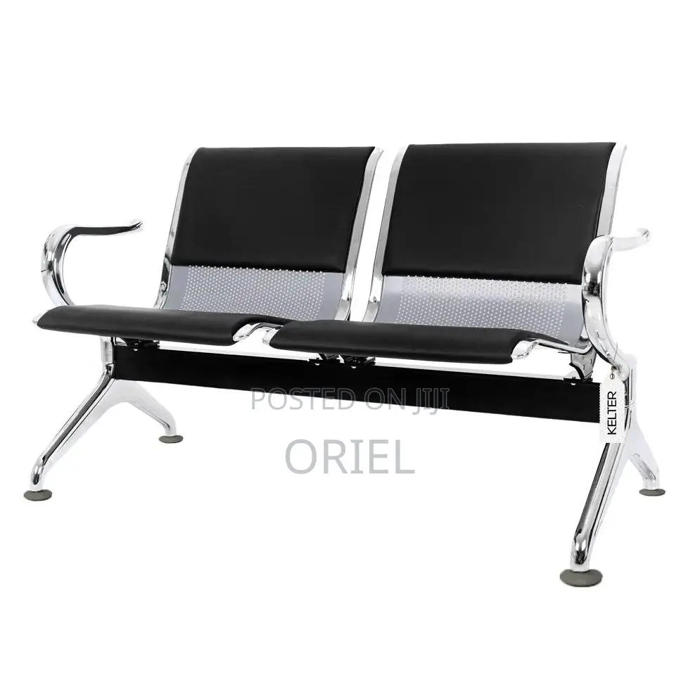 Reception Benches:- Padded 2 Seater Reception Waiting Bench